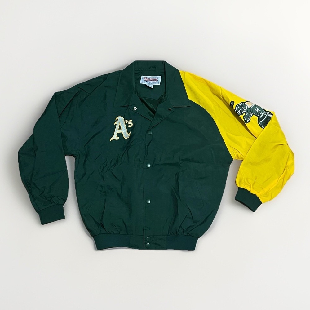Vintage 1996 Starter Diamond Collection Oakland A's Jacket Medium MLB Athletics